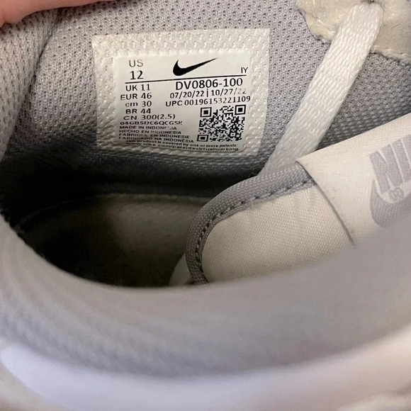 Nike Air Force 1 Mid '07 'White Wolf
Grey' Men’s Basketball Sneakers Size 12 - Picture 7 of 8